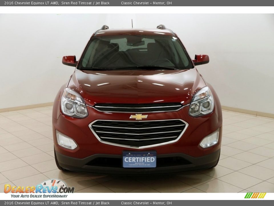2016 Chevrolet Equinox LT AWD Siren Red Tintcoat / Jet Black Photo #2