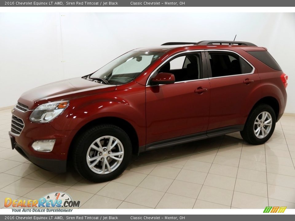 2016 Chevrolet Equinox LT AWD Siren Red Tintcoat / Jet Black Photo #3