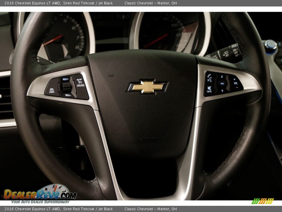 2016 Chevrolet Equinox LT AWD Siren Red Tintcoat / Jet Black Photo #6
