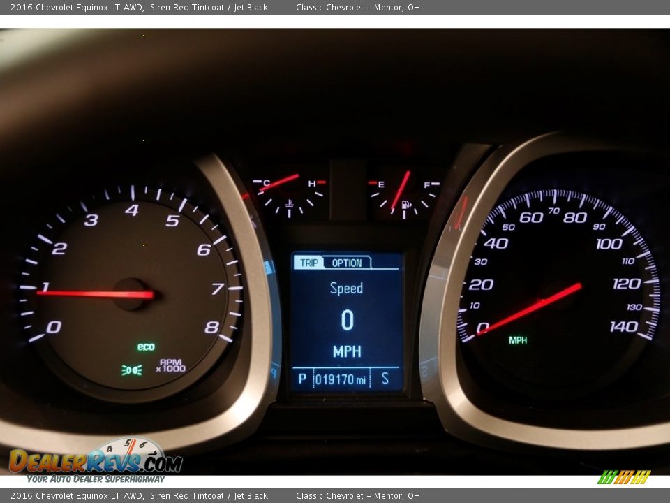 2016 Chevrolet Equinox LT AWD Siren Red Tintcoat / Jet Black Photo #7