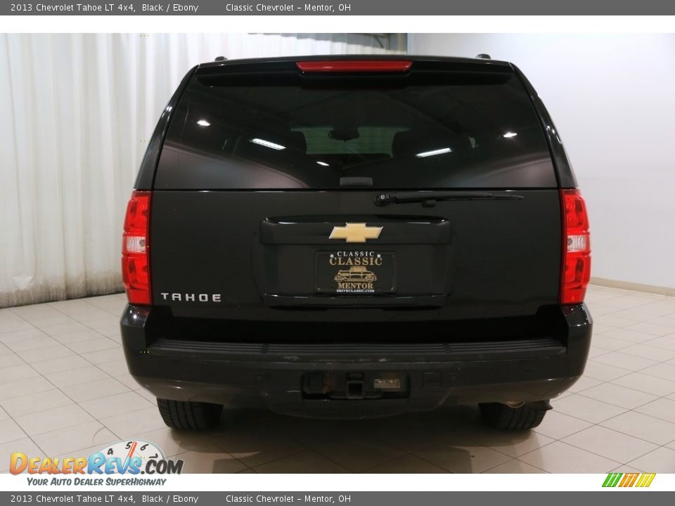 2013 Chevrolet Tahoe LT 4x4 Black / Ebony Photo #16