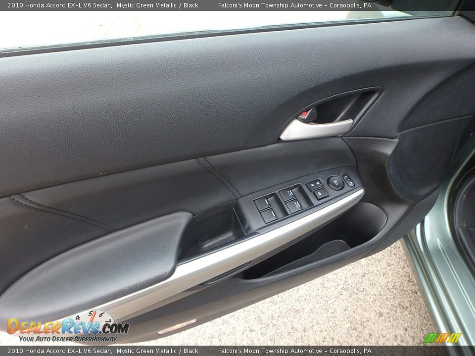 2010 Honda Accord EX-L V6 Sedan Mystic Green Metallic / Black Photo #19