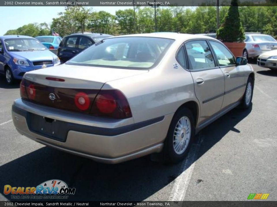 2002 Chevrolet Impala Sandrift Metallic / Neutral Photo #3