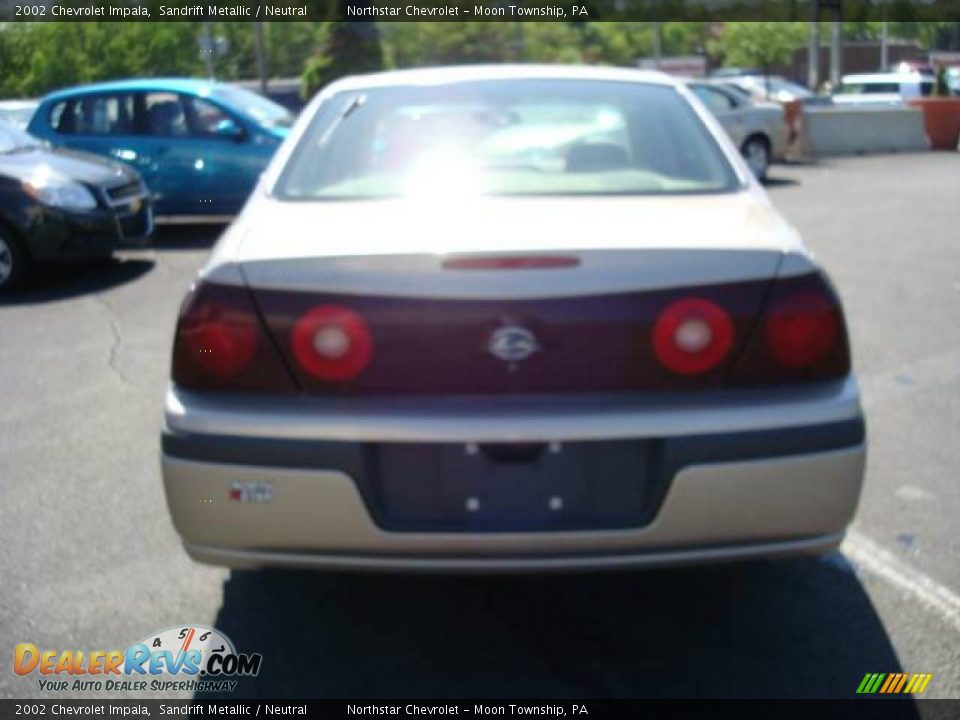 2002 Chevrolet Impala Sandrift Metallic / Neutral Photo #4