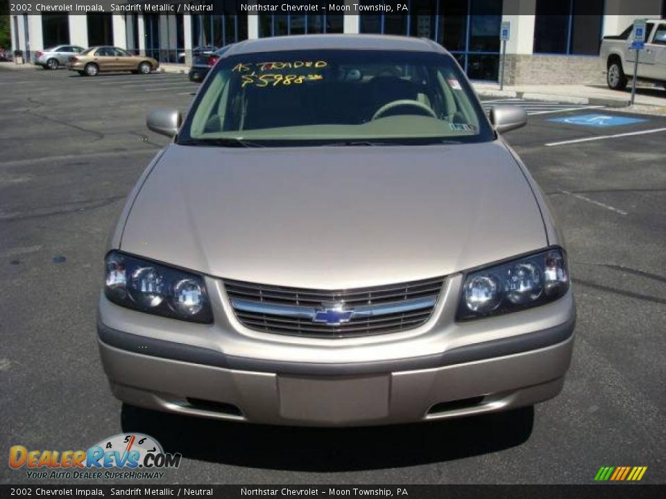 2002 Chevrolet Impala Sandrift Metallic / Neutral Photo #8