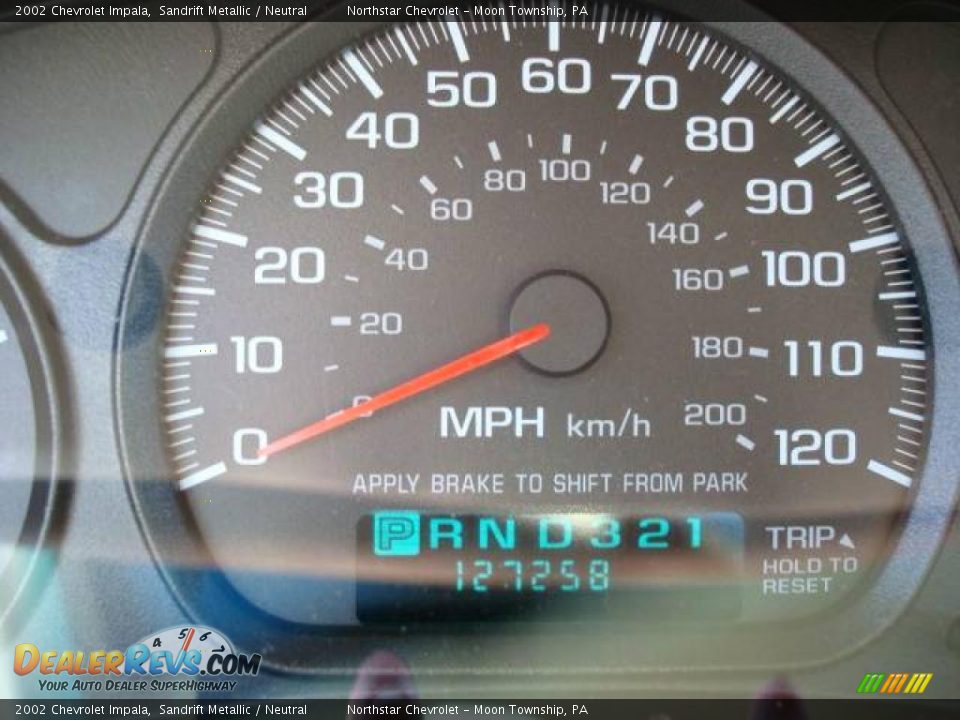 2002 Chevrolet Impala Sandrift Metallic / Neutral Photo #20