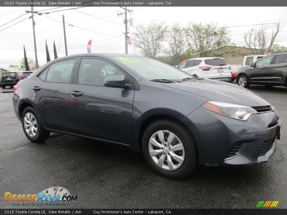 2016 Toyota Corolla LE Slate Metallic / Ash Photo #1