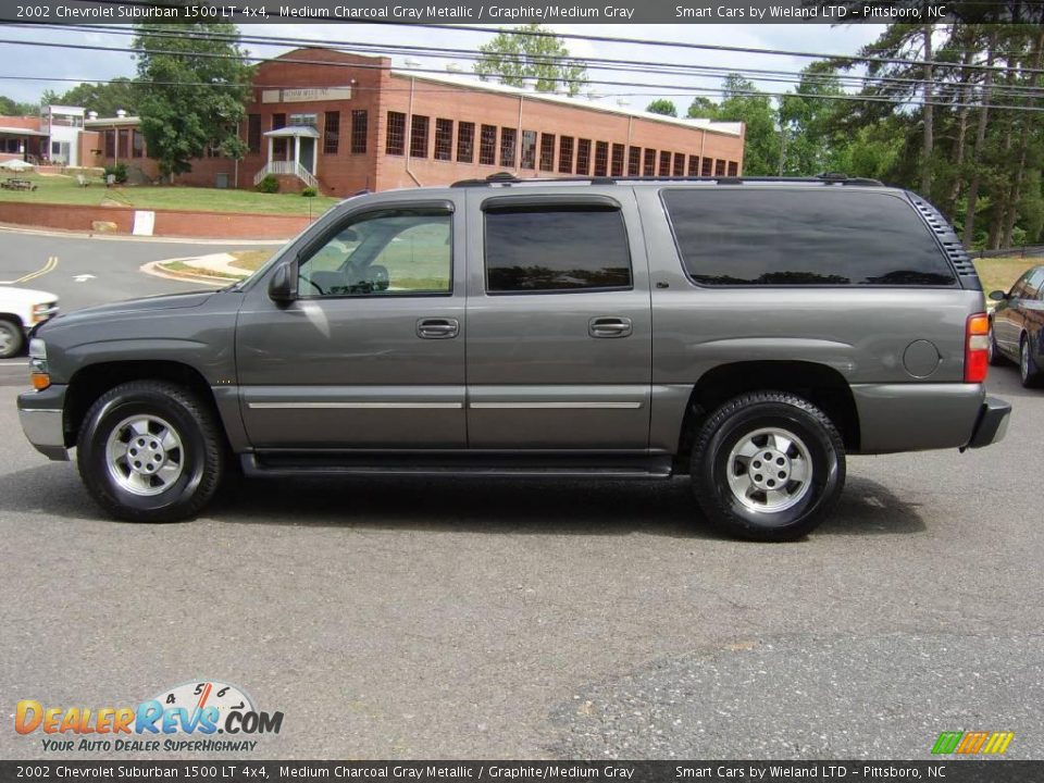 2002 Chevrolet Suburban 1500 LT 4x4 Medium Charcoal Gray Metallic / Graphite/Medium Gray Photo #1