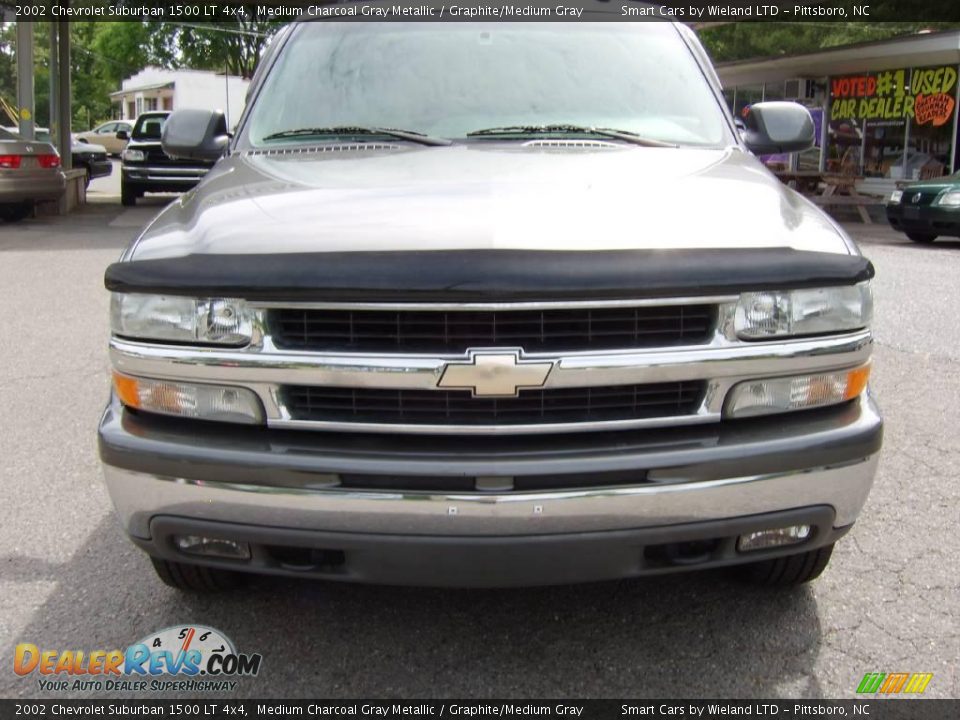 2002 Chevrolet Suburban 1500 LT 4x4 Medium Charcoal Gray Metallic / Graphite/Medium Gray Photo #4