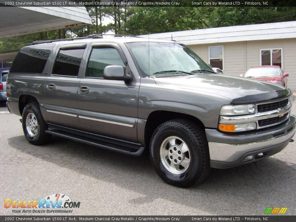 2002 Chevrolet Suburban 1500 LT 4x4 Medium Charcoal Gray Metallic / Graphite/Medium Gray Photo #5
