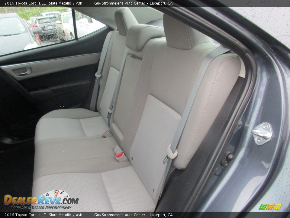 2016 Toyota Corolla LE Slate Metallic / Ash Photo #9