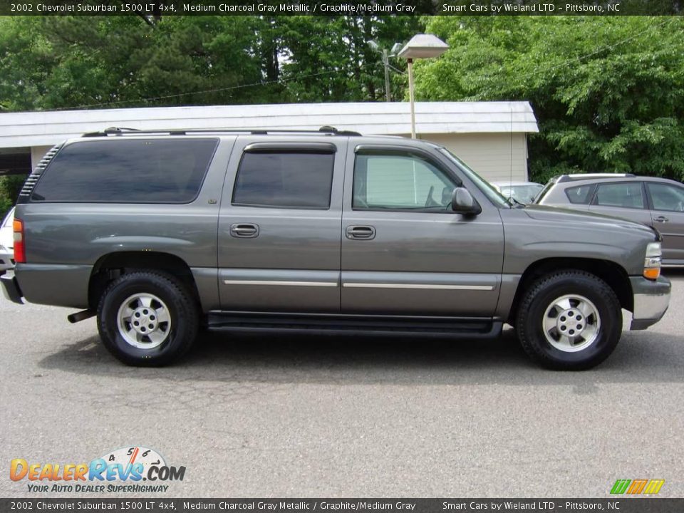 2002 Chevrolet Suburban 1500 LT 4x4 Medium Charcoal Gray Metallic / Graphite/Medium Gray Photo #6