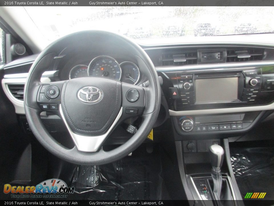 2016 Toyota Corolla LE Slate Metallic / Ash Photo #10