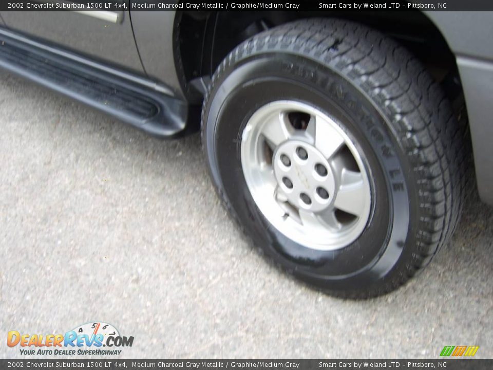2002 Chevrolet Suburban 1500 LT 4x4 Medium Charcoal Gray Metallic / Graphite/Medium Gray Photo #12