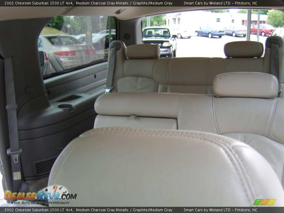 2002 Chevrolet Suburban 1500 LT 4x4 Medium Charcoal Gray Metallic / Graphite/Medium Gray Photo #15