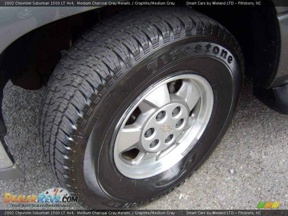 2002 Chevrolet Suburban 1500 LT 4x4 Medium Charcoal Gray Metallic / Graphite/Medium Gray Photo #24