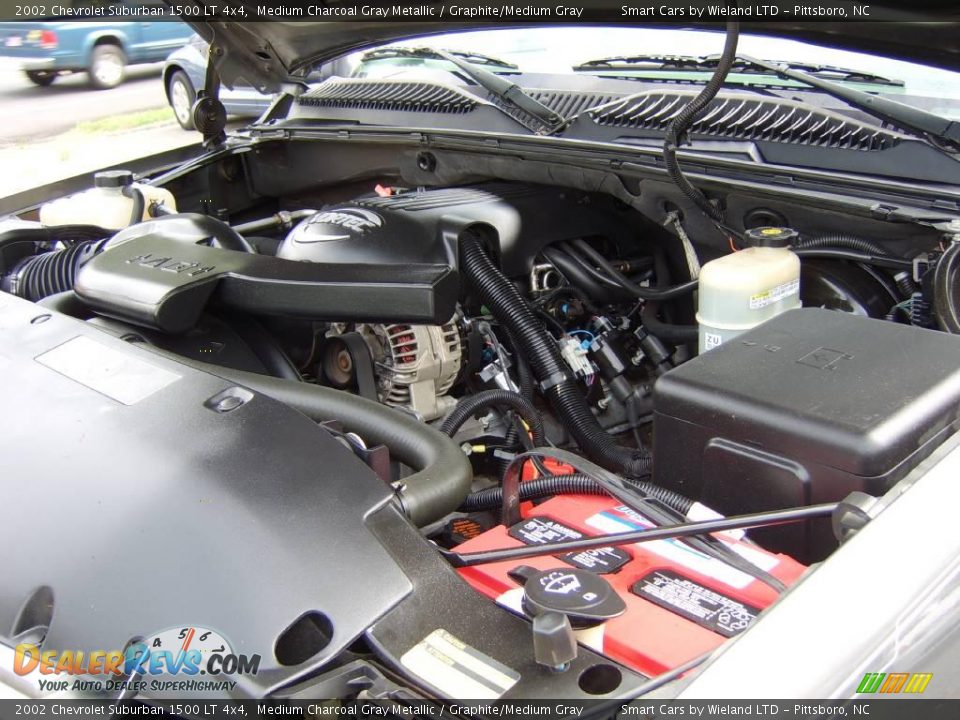 2002 Chevrolet Suburban 1500 LT 4x4 Medium Charcoal Gray Metallic / Graphite/Medium Gray Photo #25