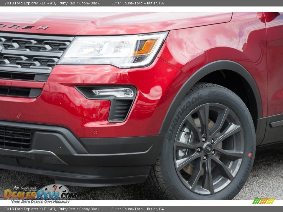 2018 Ford Explorer XLT 4WD Ruby Red / Ebony Black Photo #2