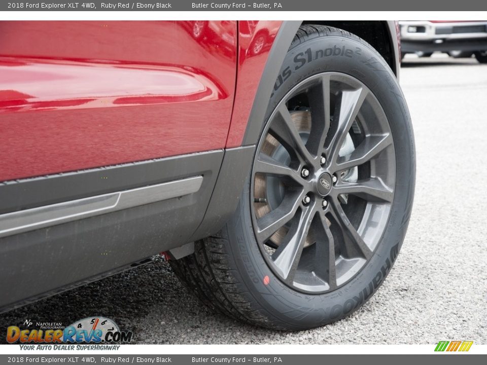 2018 Ford Explorer XLT 4WD Ruby Red / Ebony Black Photo #4