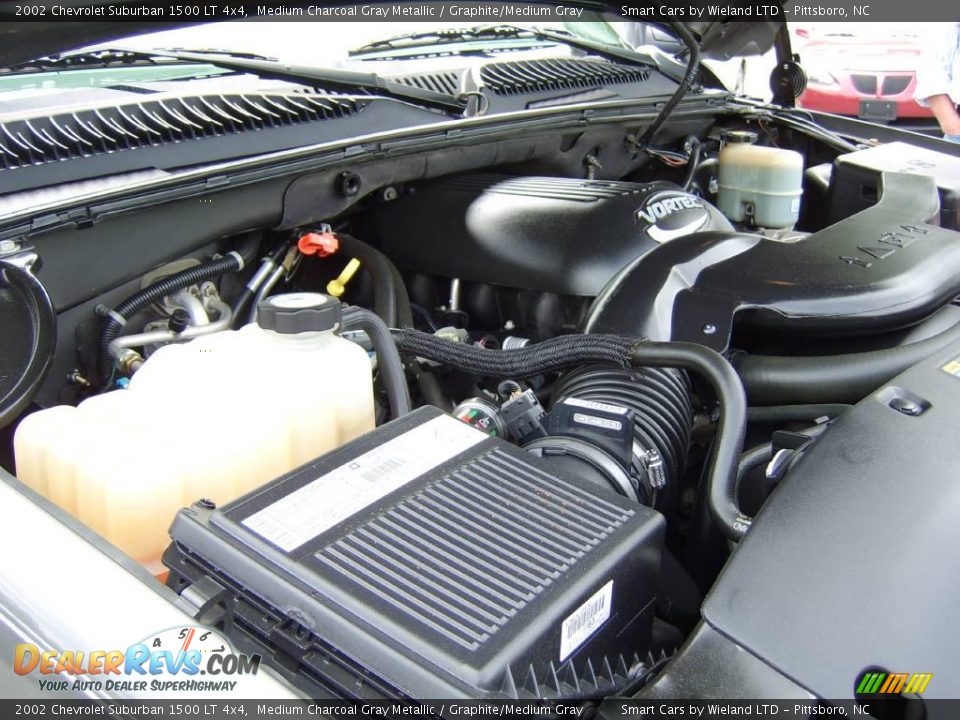 2002 Chevrolet Suburban 1500 LT 4x4 Medium Charcoal Gray Metallic / Graphite/Medium Gray Photo #26