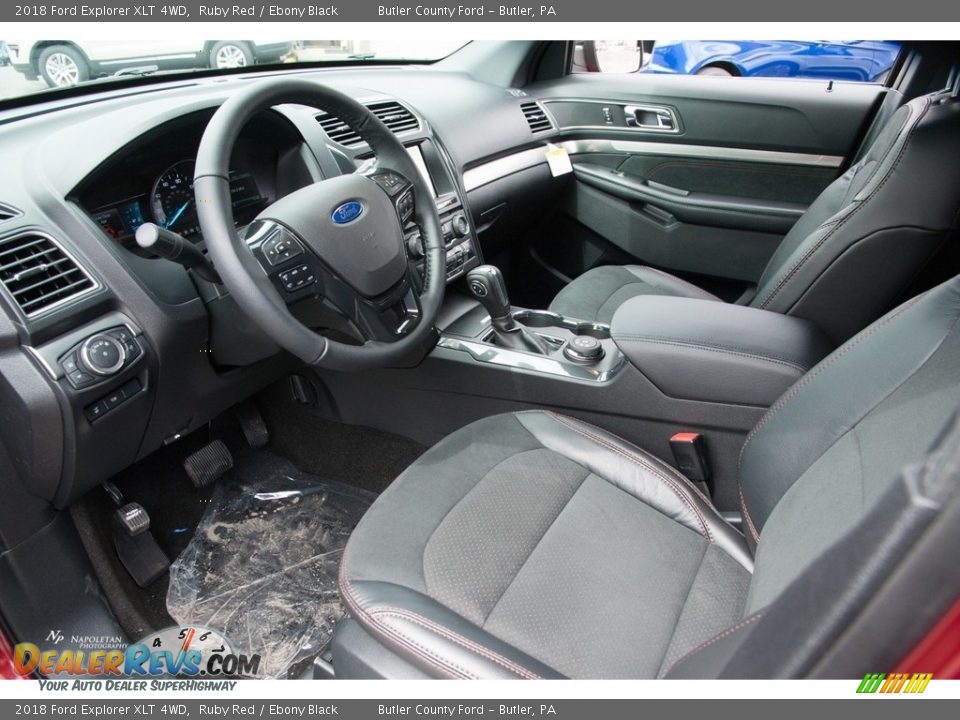 2018 Ford Explorer XLT 4WD Ruby Red / Ebony Black Photo #6
