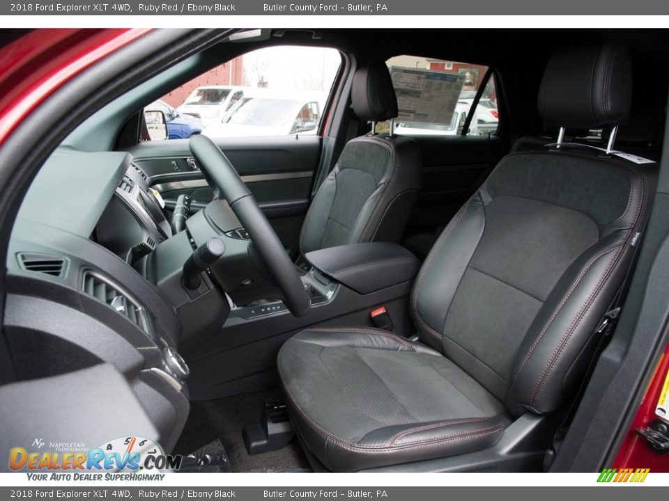 2018 Ford Explorer XLT 4WD Ruby Red / Ebony Black Photo #7