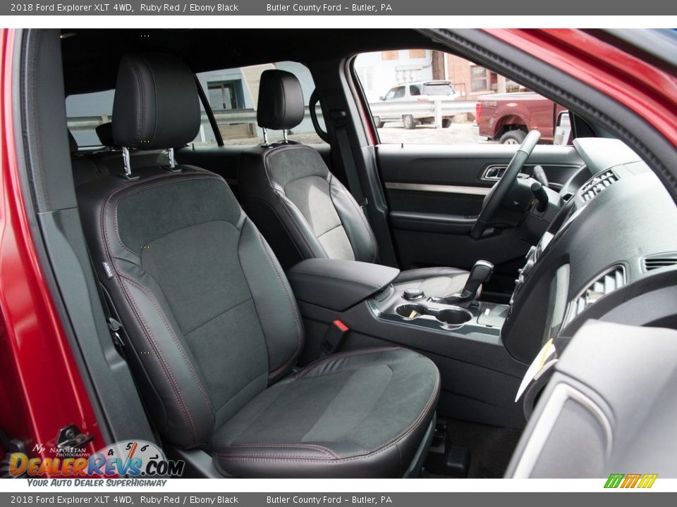 2018 Ford Explorer XLT 4WD Ruby Red / Ebony Black Photo #8