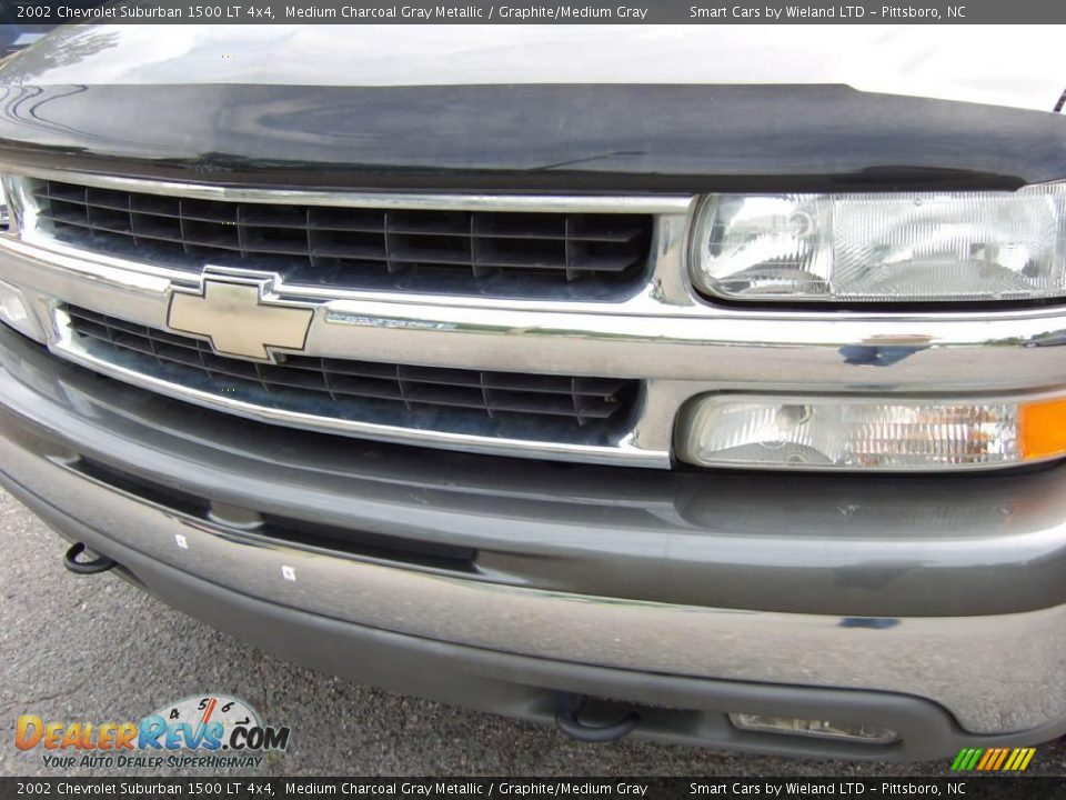 2002 Chevrolet Suburban 1500 LT 4x4 Medium Charcoal Gray Metallic / Graphite/Medium Gray Photo #27