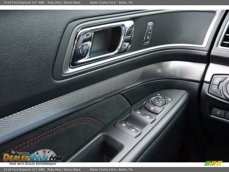 2018 Ford Explorer XLT 4WD Ruby Red / Ebony Black Photo #13