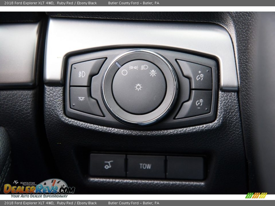 2018 Ford Explorer XLT 4WD Ruby Red / Ebony Black Photo #14