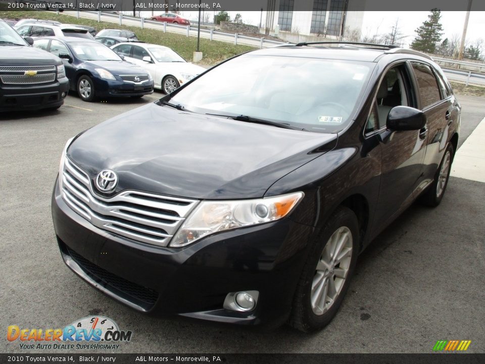 2010 Toyota Venza I4 Black / Ivory Photo #7