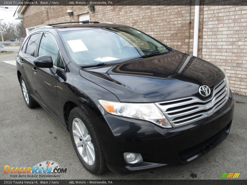 2010 Toyota Venza I4 Black / Ivory Photo #9