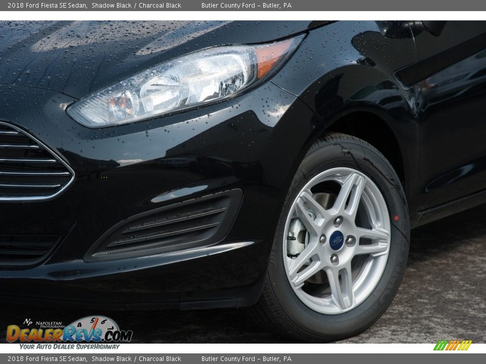 2018 Ford Fiesta SE Sedan Shadow Black / Charcoal Black Photo #2