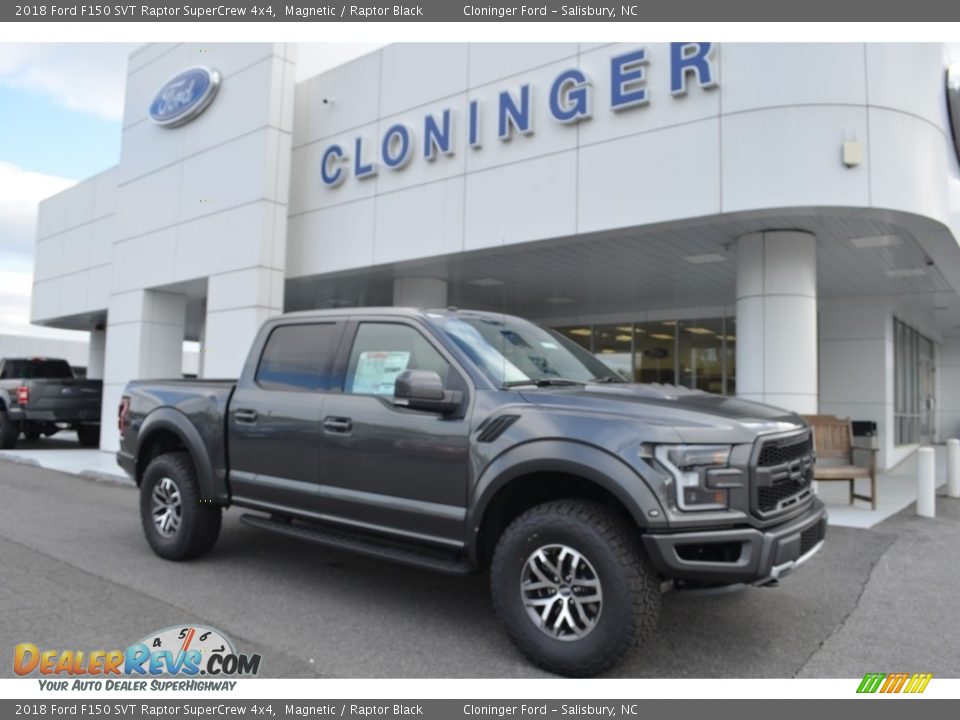 2018 Ford F150 SVT Raptor SuperCrew 4x4 Magnetic / Raptor Black Photo #1