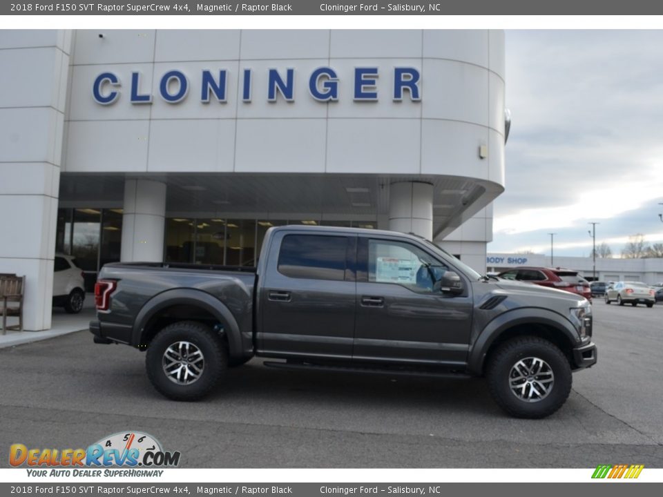 2018 Ford F150 SVT Raptor SuperCrew 4x4 Magnetic / Raptor Black Photo #2