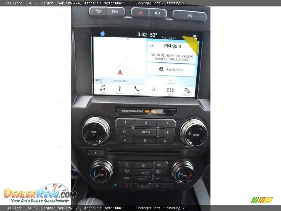 2018 Ford F150 SVT Raptor SuperCrew 4x4 Magnetic / Raptor Black Photo #12
