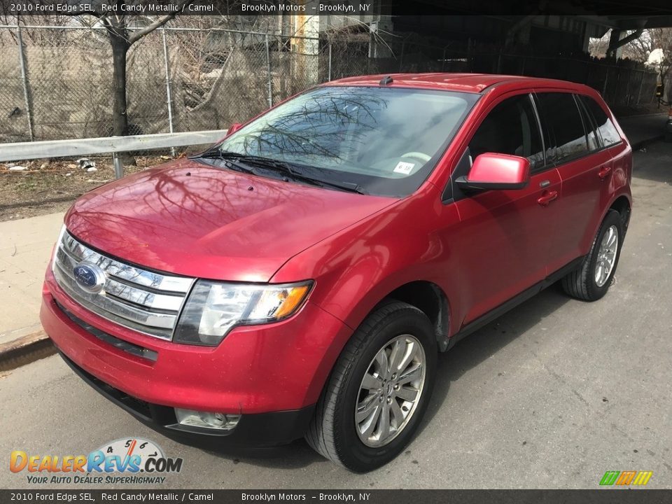 2010 Ford Edge SEL Red Candy Metallic / Camel Photo #1