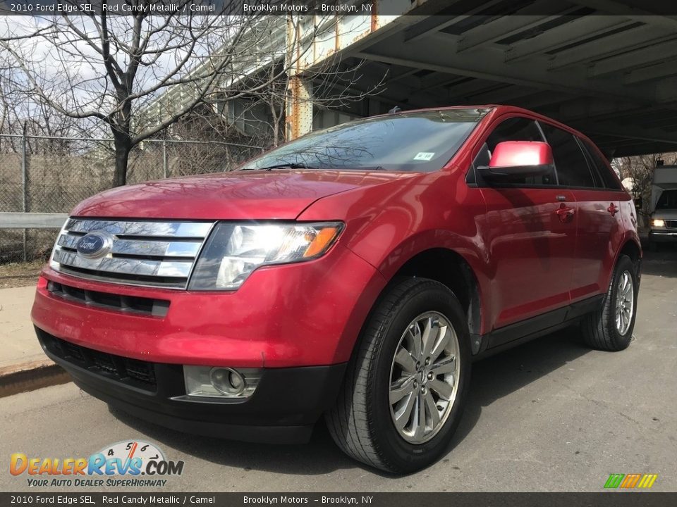 2010 Ford Edge SEL Red Candy Metallic / Camel Photo #3