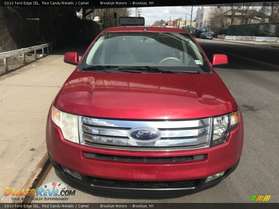 2010 Ford Edge SEL Red Candy Metallic / Camel Photo #5