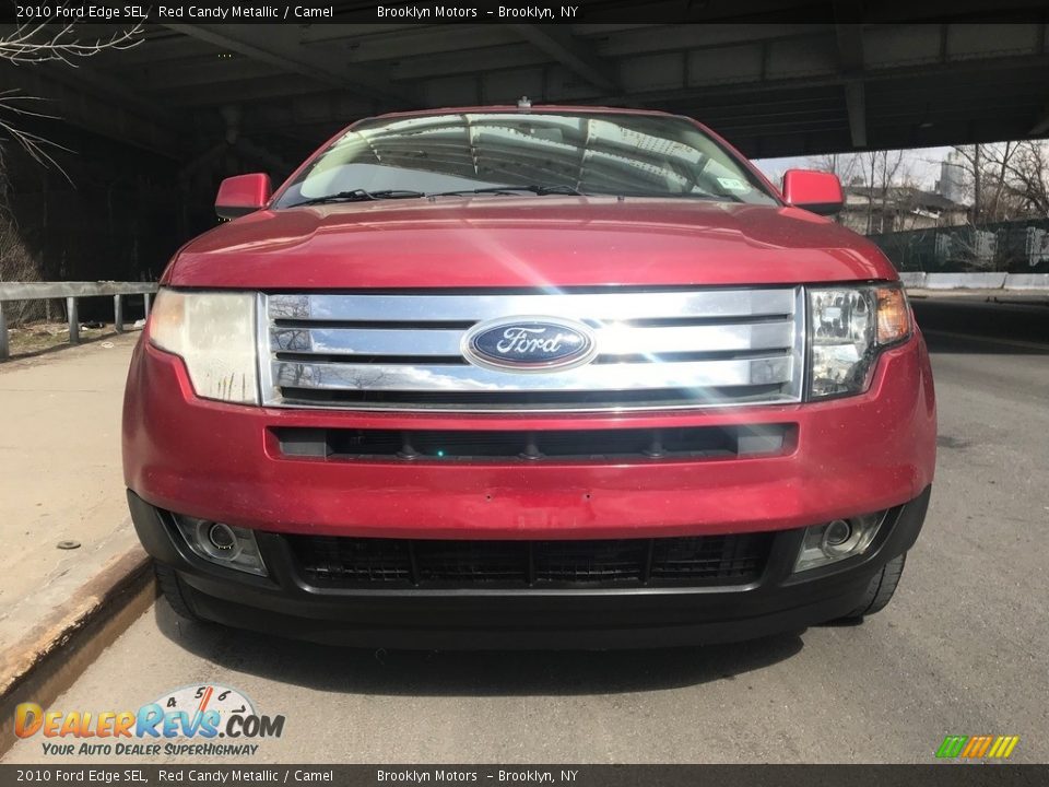 2010 Ford Edge SEL Red Candy Metallic / Camel Photo #6