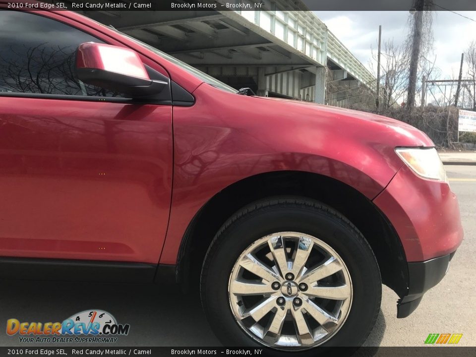 2010 Ford Edge SEL Red Candy Metallic / Camel Photo #7