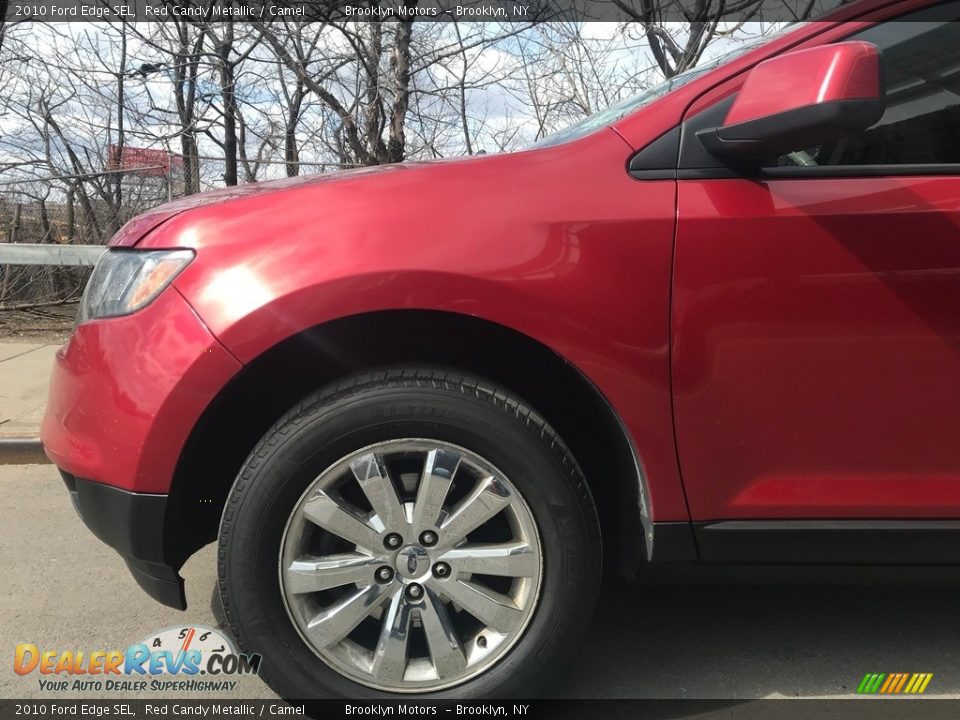 2010 Ford Edge SEL Red Candy Metallic / Camel Photo #8
