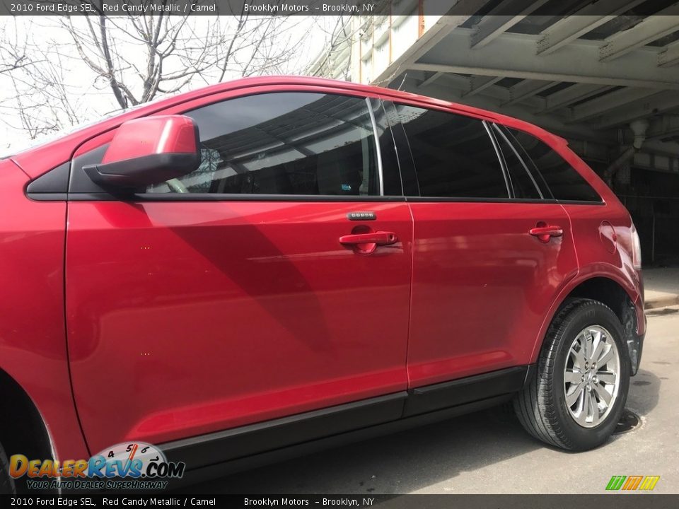 2010 Ford Edge SEL Red Candy Metallic / Camel Photo #10
