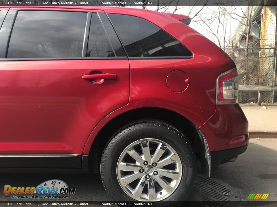 2010 Ford Edge SEL Red Candy Metallic / Camel Photo #12