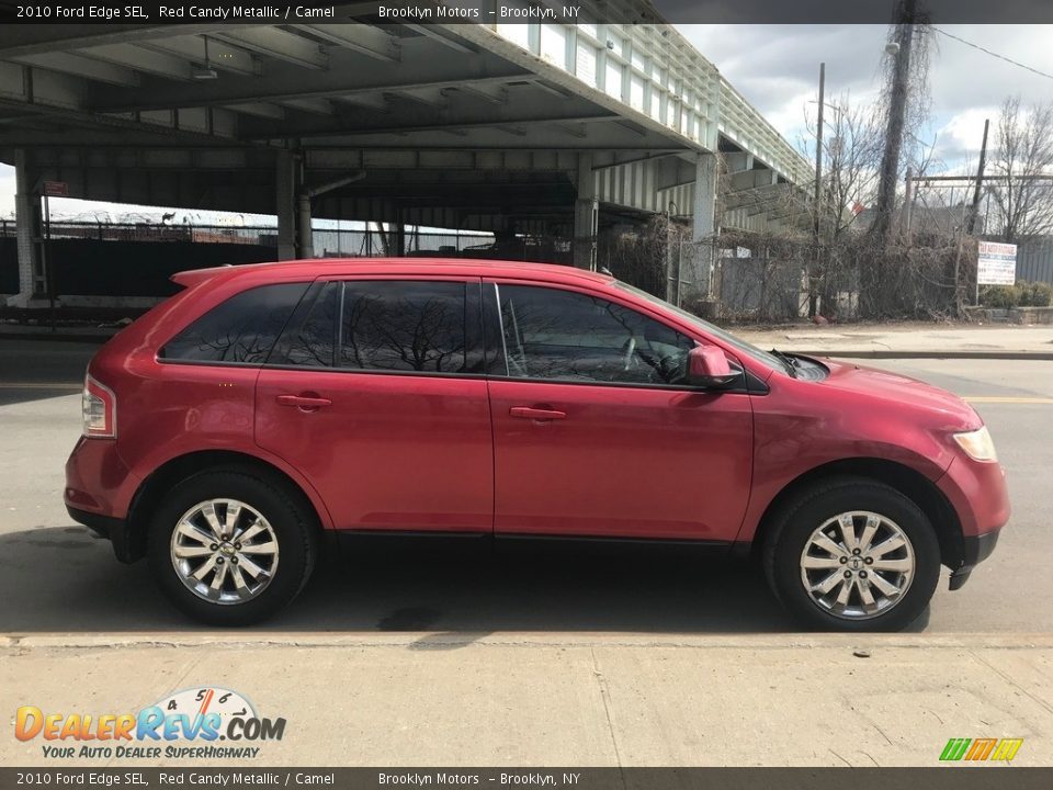 2010 Ford Edge SEL Red Candy Metallic / Camel Photo #13