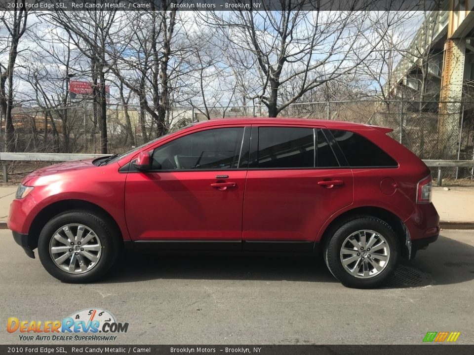 2010 Ford Edge SEL Red Candy Metallic / Camel Photo #14