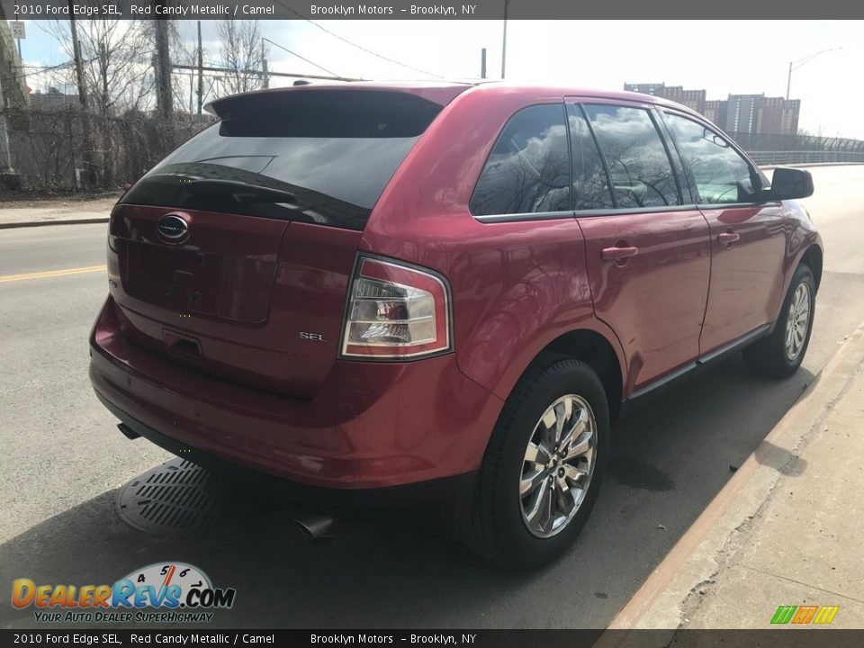 2010 Ford Edge SEL Red Candy Metallic / Camel Photo #15