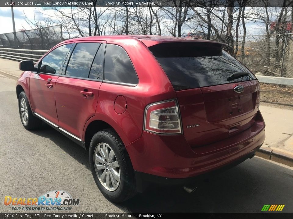 2010 Ford Edge SEL Red Candy Metallic / Camel Photo #16