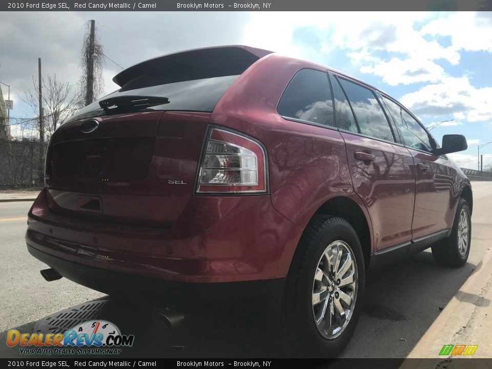 2010 Ford Edge SEL Red Candy Metallic / Camel Photo #17