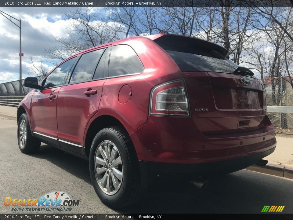 2010 Ford Edge SEL Red Candy Metallic / Camel Photo #18